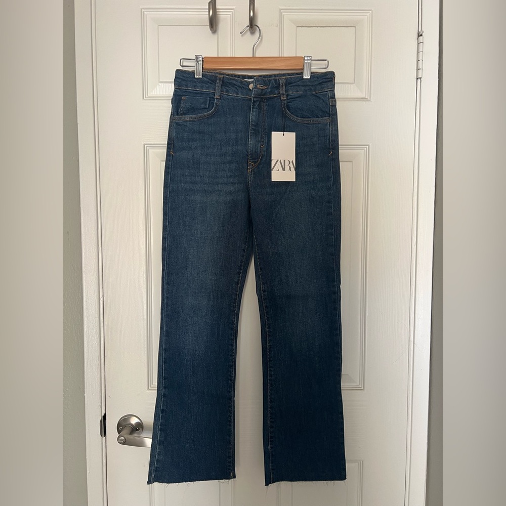Zara mini flare cropped jeans - Picture 2 of 5
